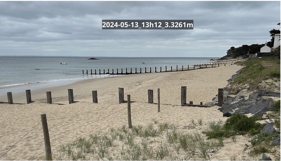 Image animée des contributions pour la Plage de la Clère