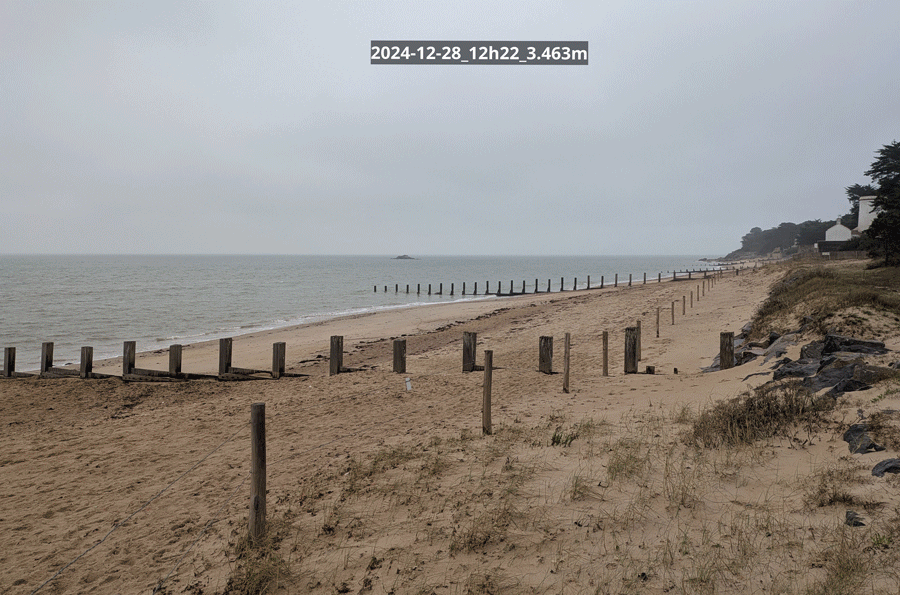 Image animée des contributions pour la Plage de la Clère