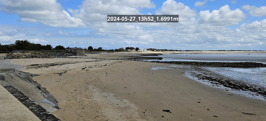 Image animée des contributions pour la Plage des Homardiers