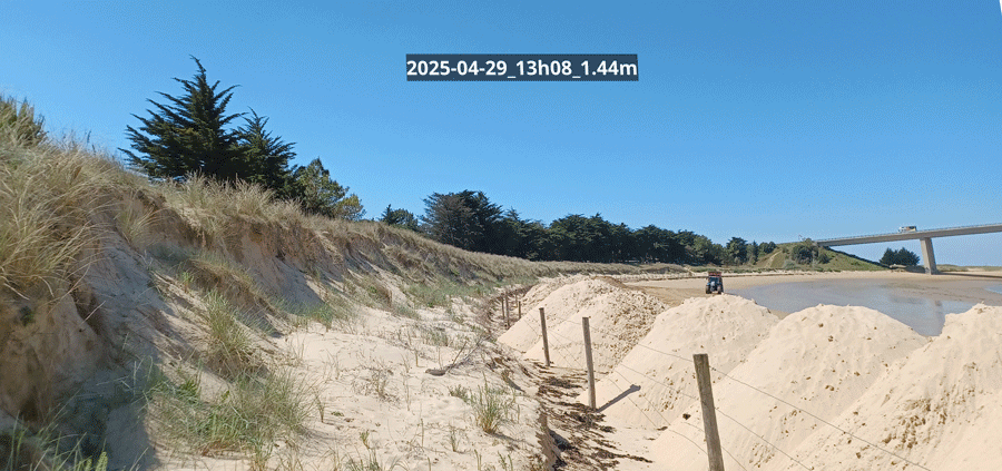 Image animée des contributions pour la Plage de Fromentine